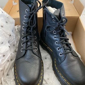 Dr. Martens Jadon Pisa Leather Platform Boots